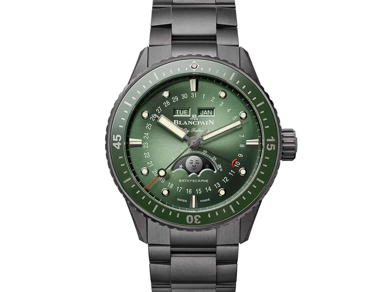 Blancpain Fifty Fathoms Bathyscaphe Quantieme Complet Phase de Lune 5054-0153-01S