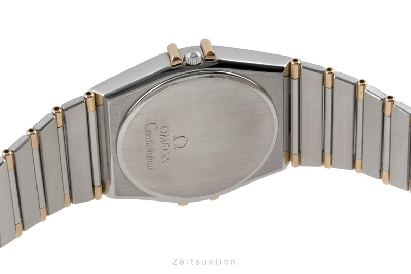 Omega Constellation steel / gold quartz men's watch 396.1070 396.1080 Vintage [2604098]