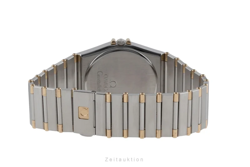Omega Constellation steel / gold quartz men's watch 396.1070 396.1080 Vintage [2604098]
