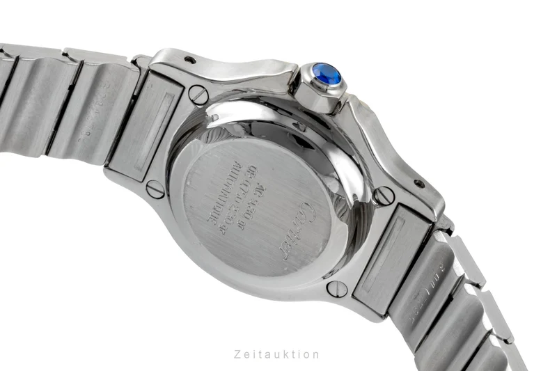 Cartier Santos steel / gold automatic women's watch 0907 [2604062]