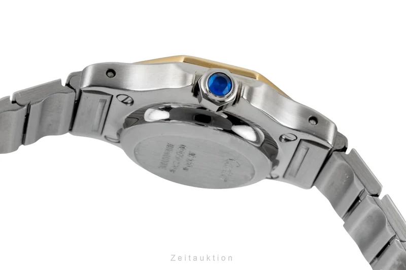Cartier Santos steel / gold automatic women's watch 0907 [2604062]