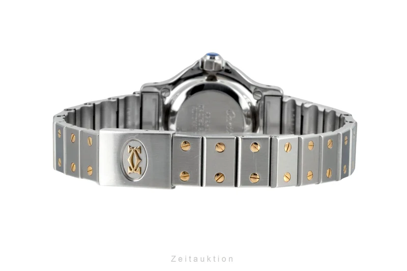 Cartier Santos steel / gold automatic women's watch 0907 [2604062]