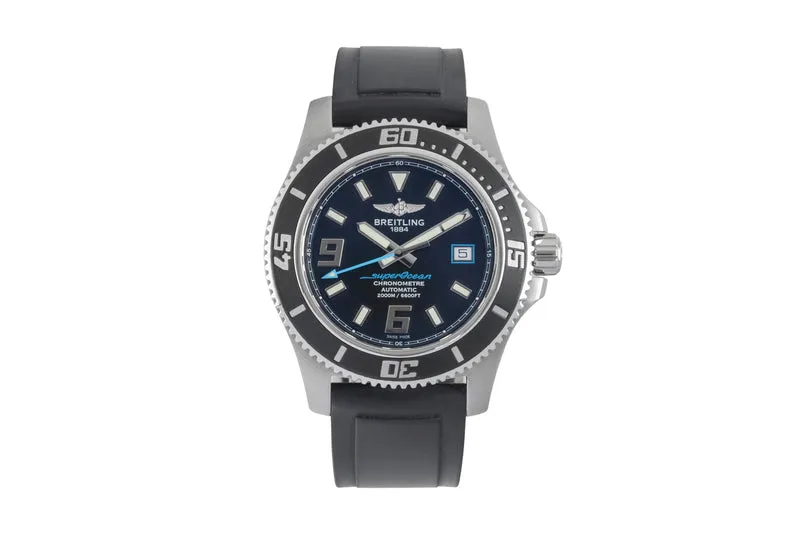 Breitling Superocean steel automatic men's watch A17391 LP: 5550EUR [2604310]