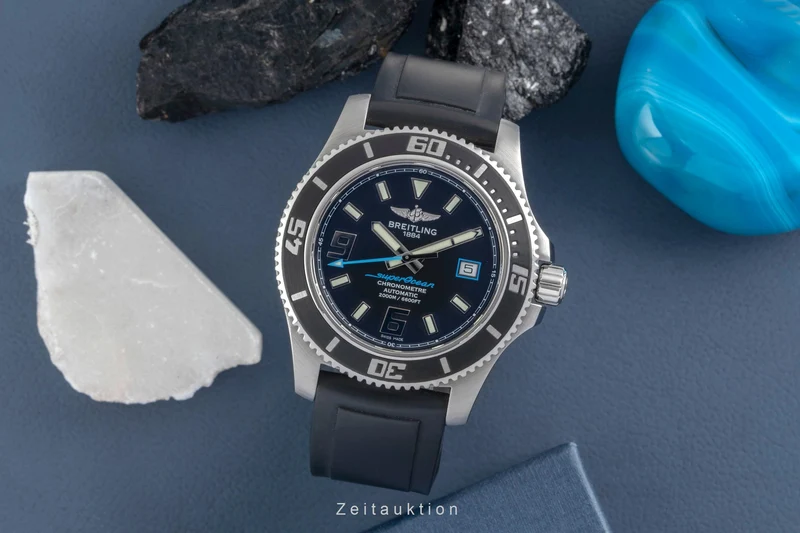 Breitling Superocean steel automatic men's watch A17391 LP: 5550EUR [2604310]