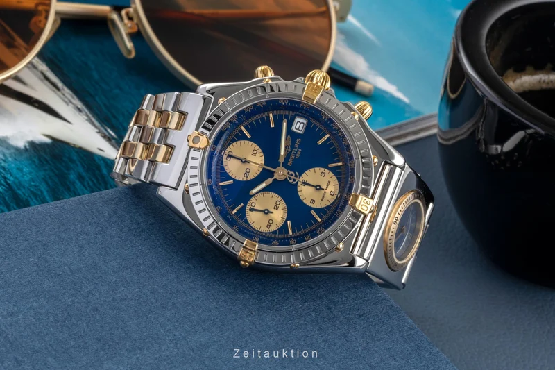 Breitling Chronomat chronograph steel / gold automatic men's watch B13050, B61072 [2604092]