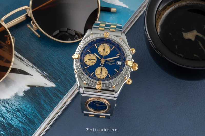Breitling Chronomat chronograph steel / gold automatic men's watch B13050, B61072 [2604092]