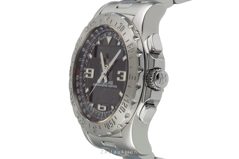 Breitling Airwolf chronograph steel quartz men's watch A78363 VP: 4650EUR [2604103]