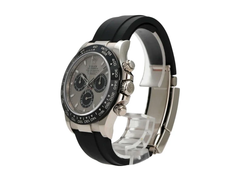 Rolex Daytona 116519LN Weißgold Oysterflex Grau