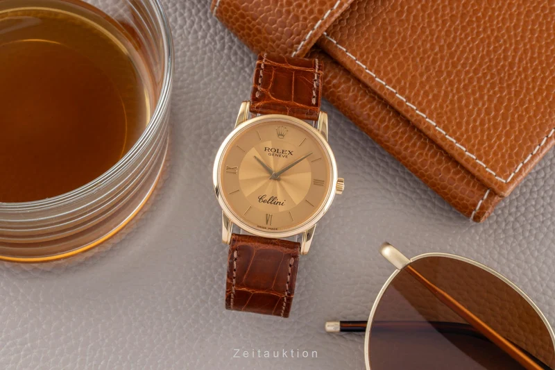 Rolex Cellini 18 ct gold manual winding men's watch 5116/8 [2604326]