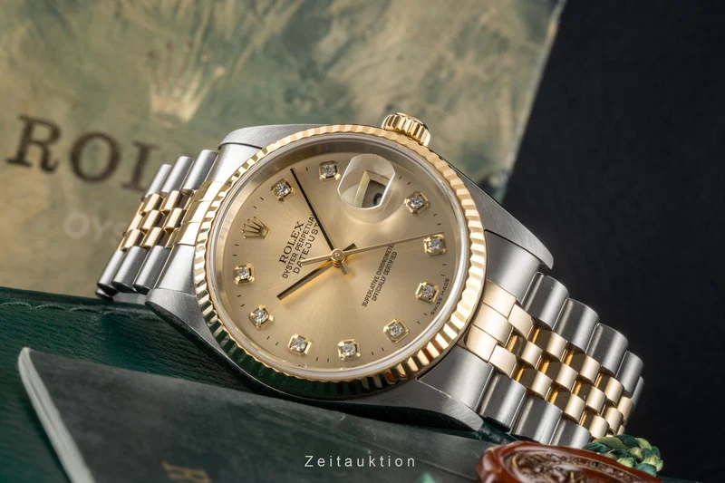 Rolex Datejust steel / gold automatic men's watch 16233 LP: 17350EUR [2604498]