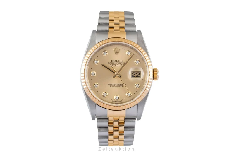 Rolex Datejust steel / gold automatic men's watch 16233 LP: 17350EUR [2604498]