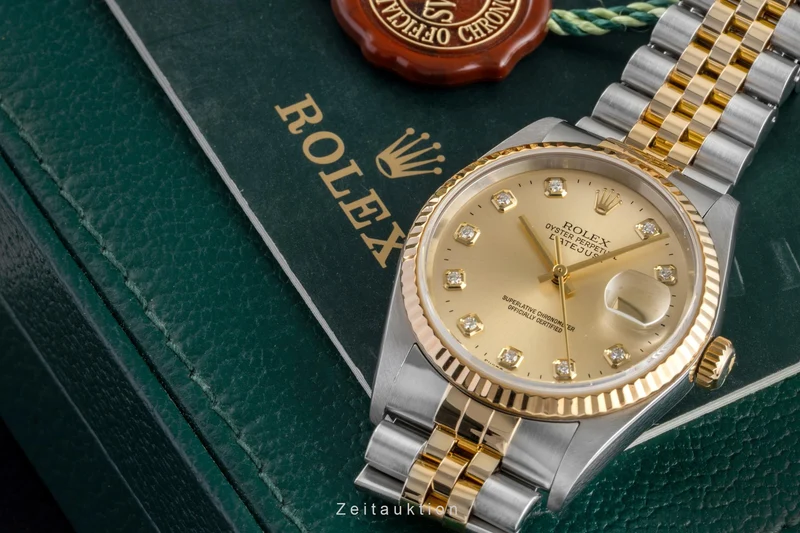 Rolex Datejust steel / gold automatic men's watch 16233 LP: 17350EUR [2604498]