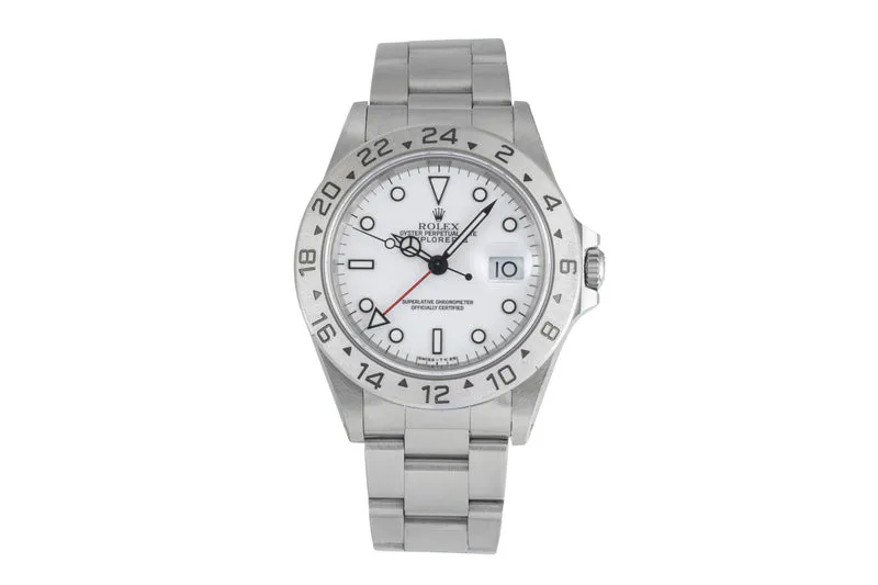 Rolex Explorer II steel automatic men's watch 16570 [2604385]