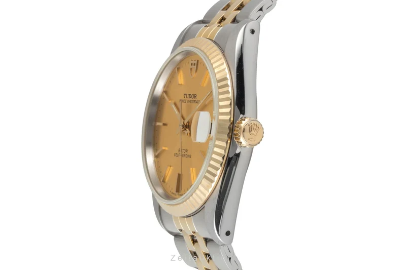 Tudor Prince Oysterdate steel / gold automatic men's watch 74033 [2604335]