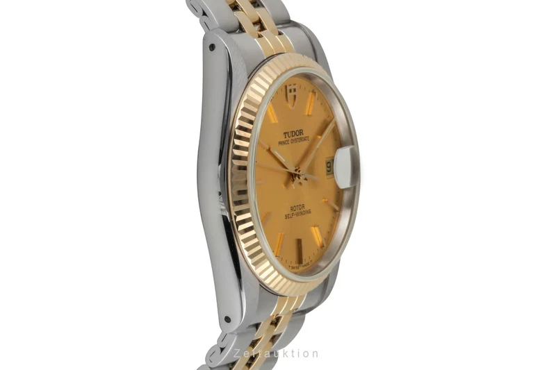 Tudor Prince Oysterdate steel / gold automatic men's watch 74033 [2604335]
