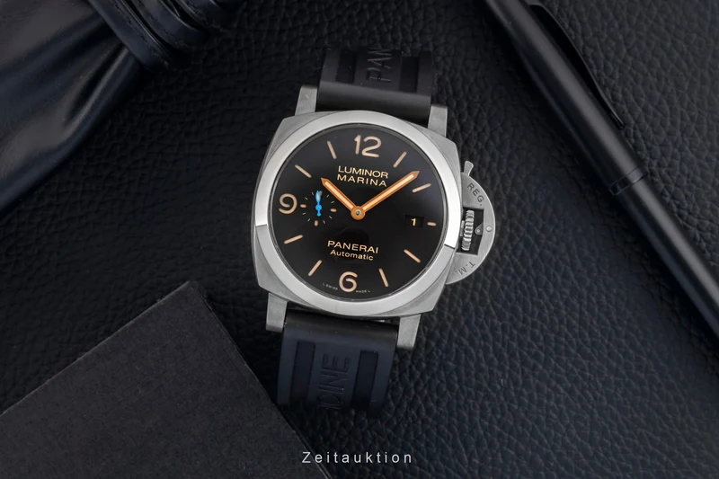 Panerai Luminor Marina titanium automatic men's watch PAM01351 LP: 10300EUR [2604393]