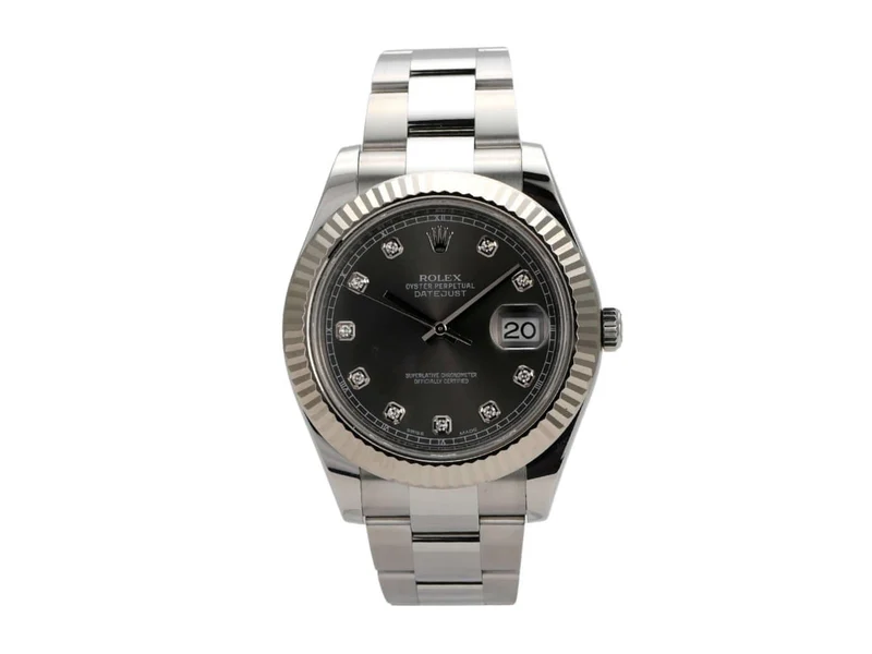 Rolex Datejust II 116334 Rhodium Diamant