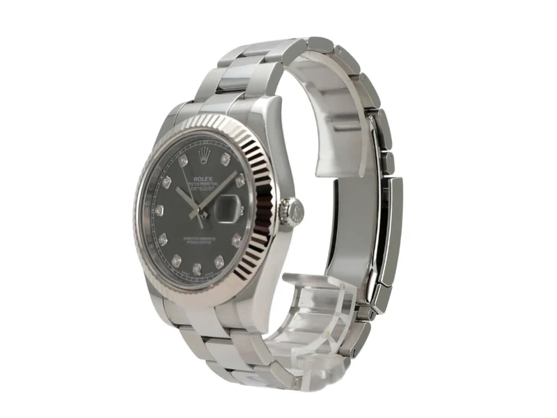 Rolex Datejust II 116334 Rhodium Diamant