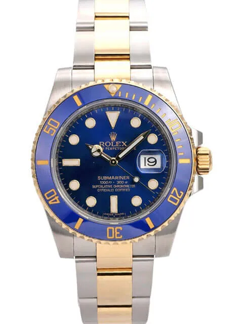 Rolex Submariner Date 116613LB Edelstahl Gelbgold