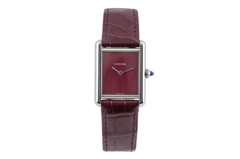 Cartier Tank steel quartz unisex WSTA0054 LP: 4000EUR [2604434]