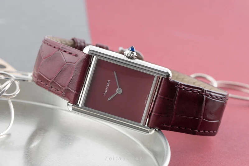 Cartier Tank steel quartz unisex WSTA0054 LP: 4000EUR [2604434]
