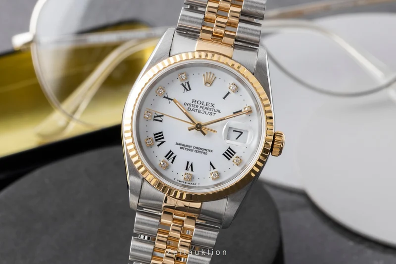 Rolex Datejust steel / gold automatic men's watch 16233 [2604332]