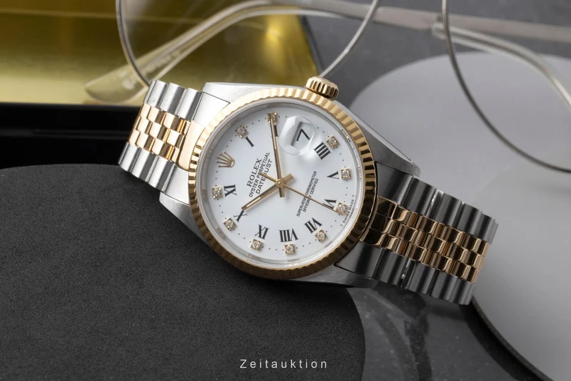 Rolex Datejust steel / gold automatic men's watch 16233 [2604332]