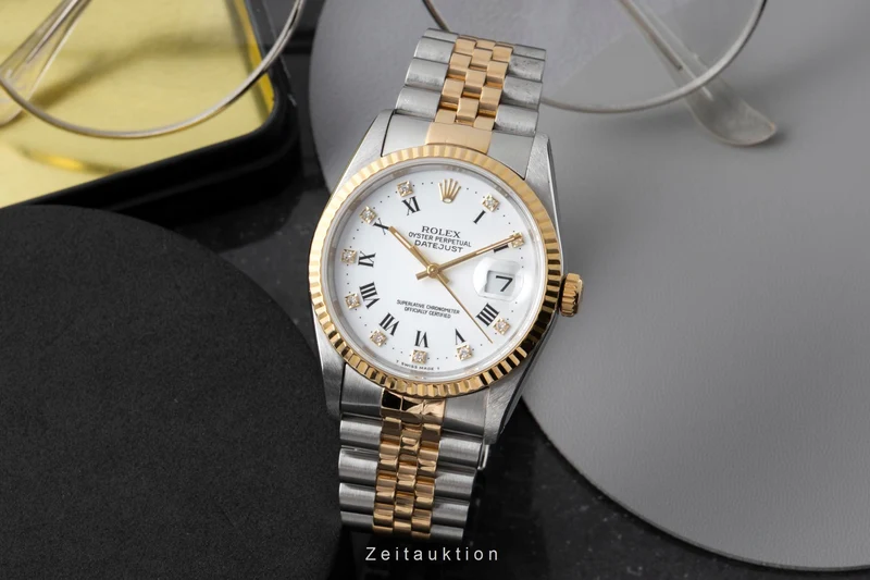 Rolex Datejust steel / gold automatic men's watch 16233 [2604332]