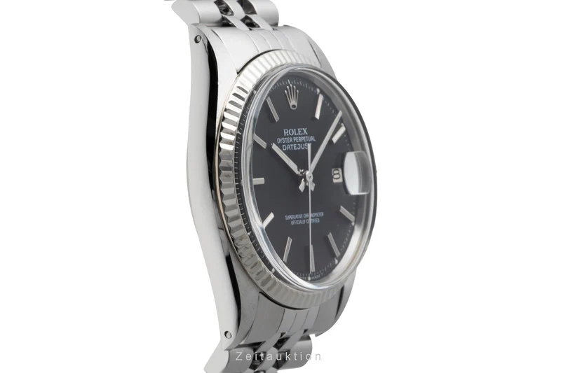 Rolex Datejust steel / white gold automatic men's watch 1601 Vintage [2604040]
