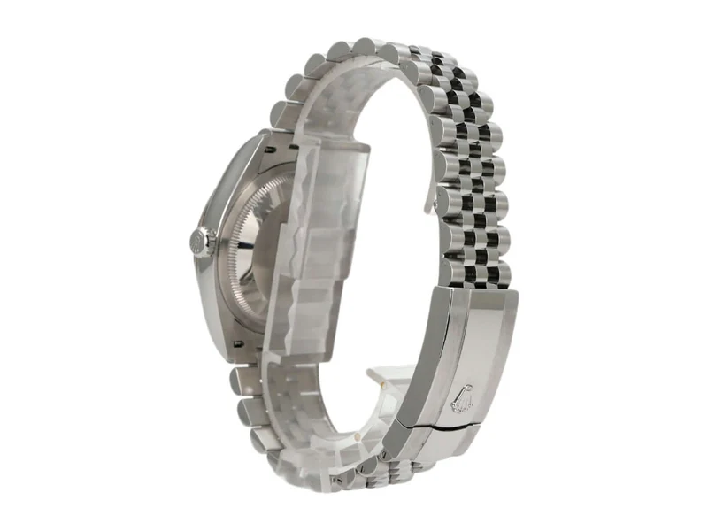 Rolex Datejust 36 Oystersteel Weißgold 126234 Olivgrün Palmenmuster Jubile-Band