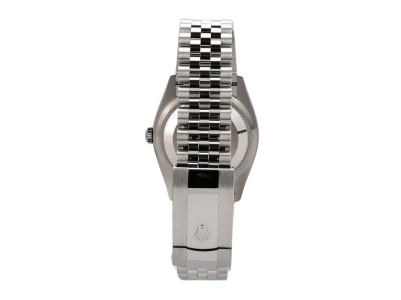 Rolex Datejust 36 Oystersteel Weißgold 126234 Olivgrün Palmenmuster Jubile-Band