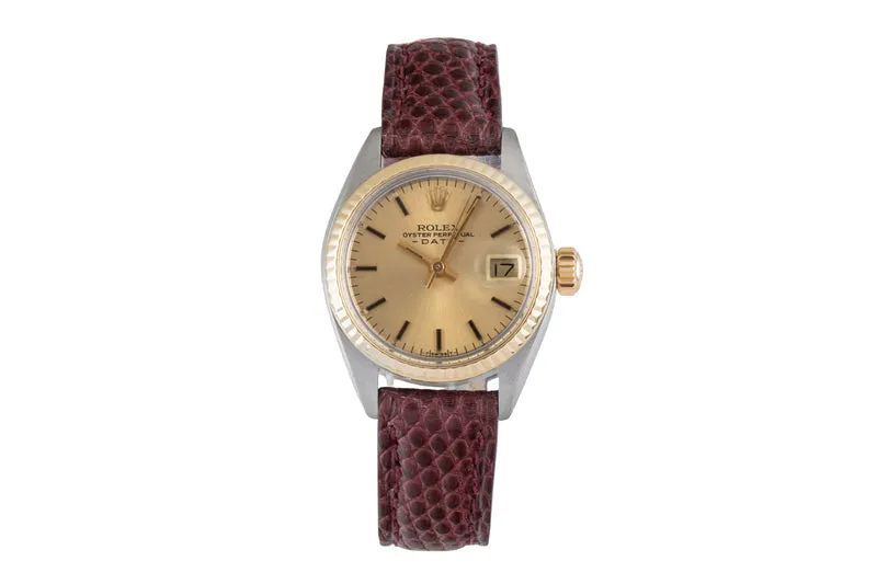 Rolex Lady Date steel / gold automatic women's watch 6917 Vintage [2604185]