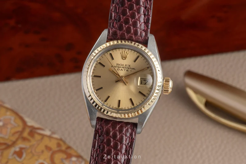 Rolex Lady Date steel / gold automatic women's watch 6917 Vintage [2604185]