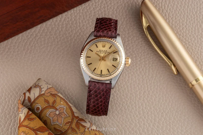 Rolex Lady Date steel / gold automatic women's watch 6917 Vintage [2604185]