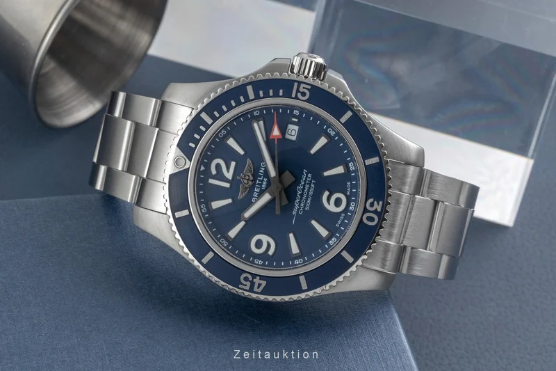 Breitling Superocean steel automatic men's watch A17366D81C1A1 LP: 4650EUR [2604375]