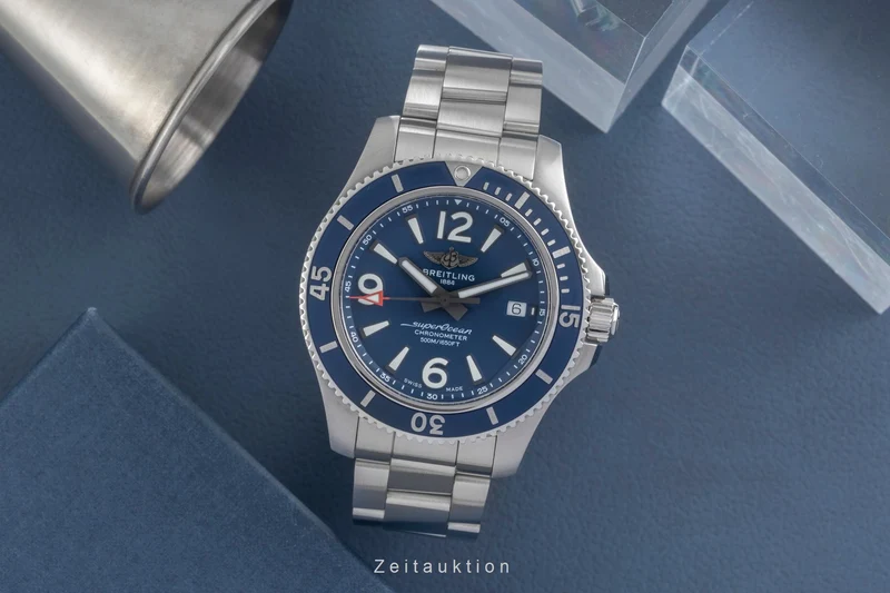 Breitling Superocean steel automatic men's watch A17366D81C1A1 LP: 4650EUR [2604375]
