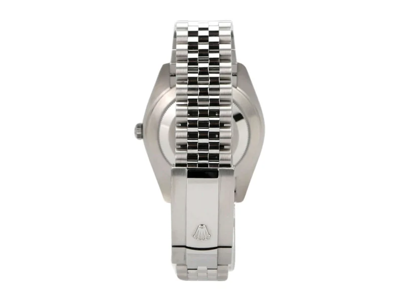 Rolex Datejust 41 Edelstahl 126300 Blau Riffelmuster Jubile-Band