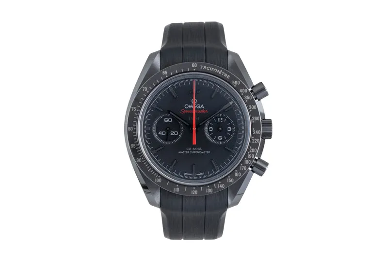 Omega Speedmaster Moonwatch chronograph ceramic manual winding men's watch 310.92.44.51.01.001 LP: 15500EUR [2604362]