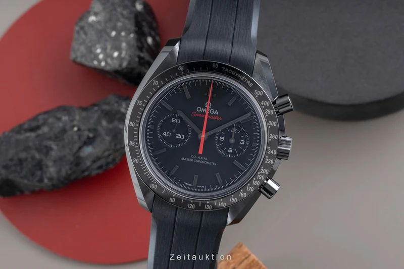 Omega Speedmaster Moonwatch chronograph ceramic manual winding men's watch 310.92.44.51.01.001 LP: 15500EUR [2604362]