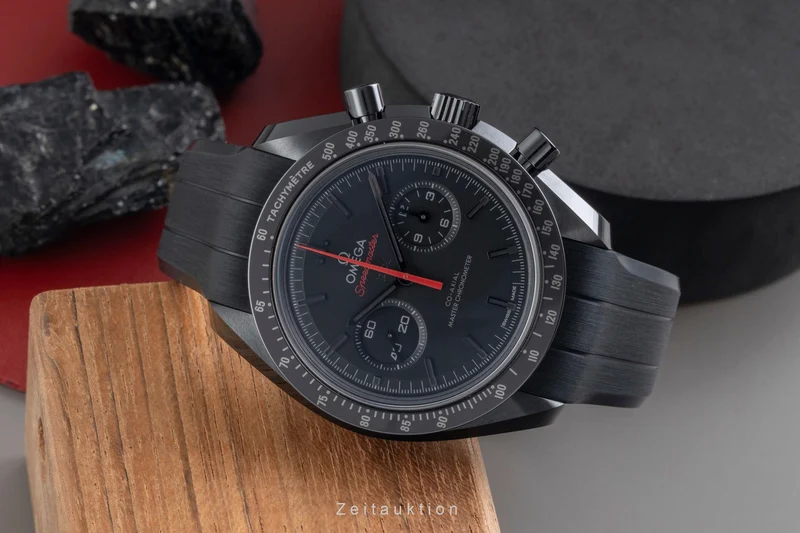 Omega Speedmaster Moonwatch chronograph ceramic manual winding men's watch 310.92.44.51.01.001 LP: 15500EUR [2604362]