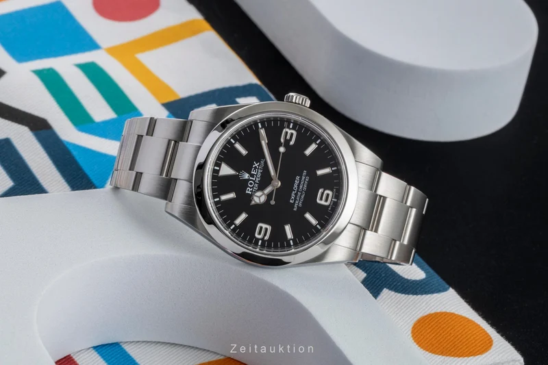 Rolex Explorer steel automatic men's watch 214270 [2604526]
