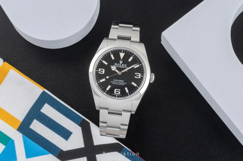 Rolex Explorer steel automatic men's watch 214270 [2604526]