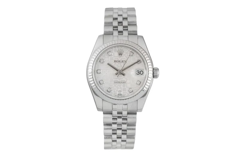 Rolex Datejust steel / white gold automatic women's watch 178274 [2604205]