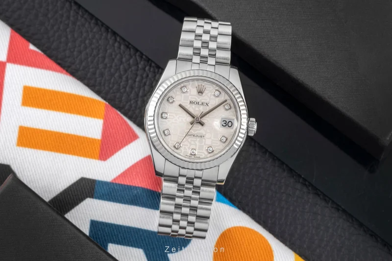 Rolex Datejust steel / white gold automatic women's watch 178274 [2604205]