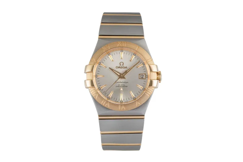 Omega Constellation steel / gold automatic men's watch 123.20.35.20.02.002 [2604147]