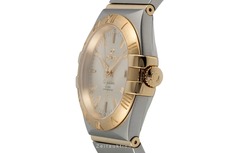 Omega Constellation steel / gold automatic men's watch 123.20.35.20.02.002 [2604147]