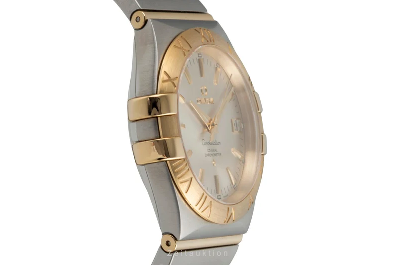 Omega Constellation steel / gold automatic men's watch 123.20.35.20.02.002 [2604147]