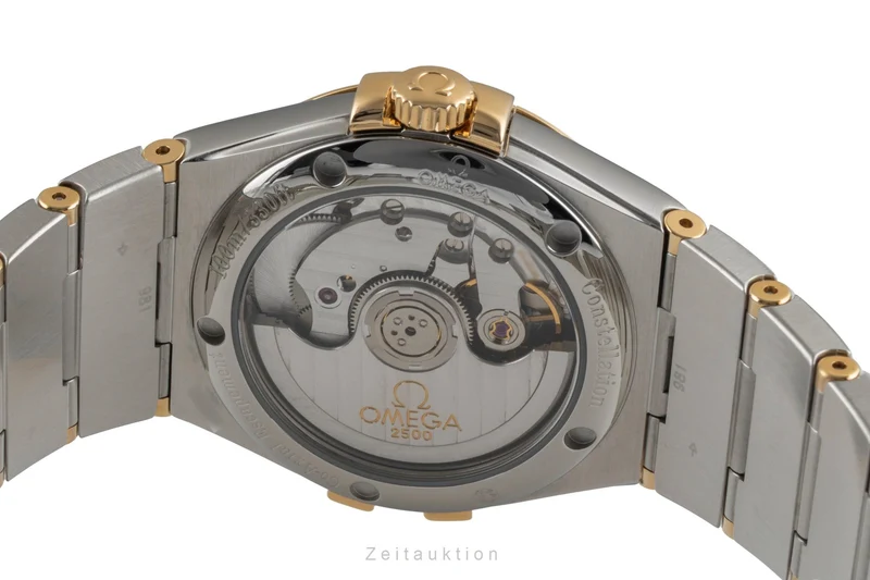 Omega Constellation steel / gold automatic men's watch 123.20.35.20.02.002 [2604147]