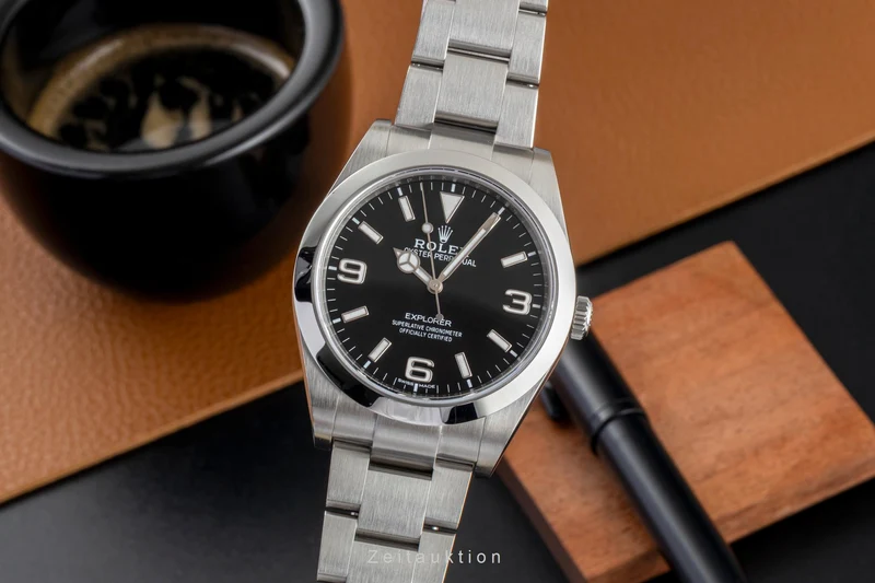 Rolex Explorer steel automatic men's watch 214270 [2604459]