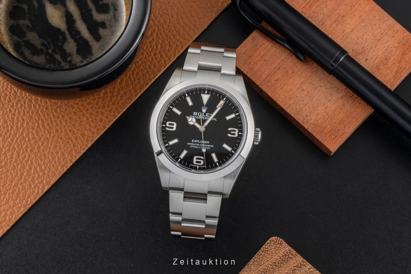 Rolex Explorer steel automatic men's watch 214270 [2604459]
